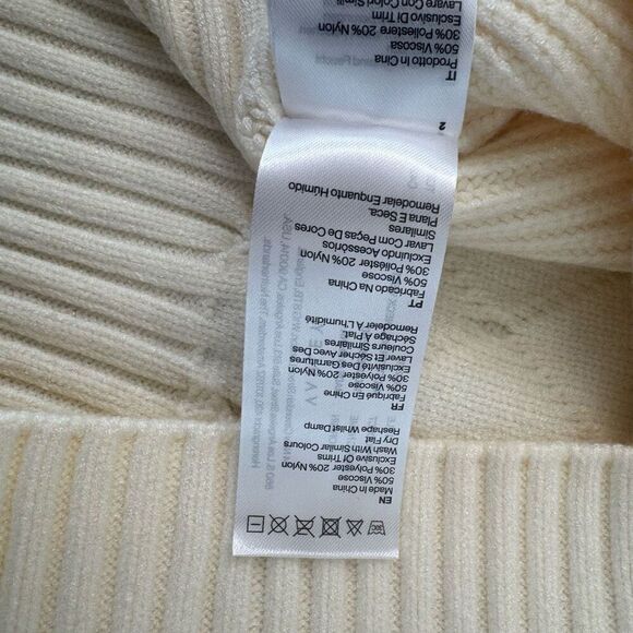 $110 Varley Joilette Roll Neck Vest in Egret size medium - Picture 8 of 8